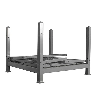 Aftakanlegt geymslubúr úr stáli með spreymálningu